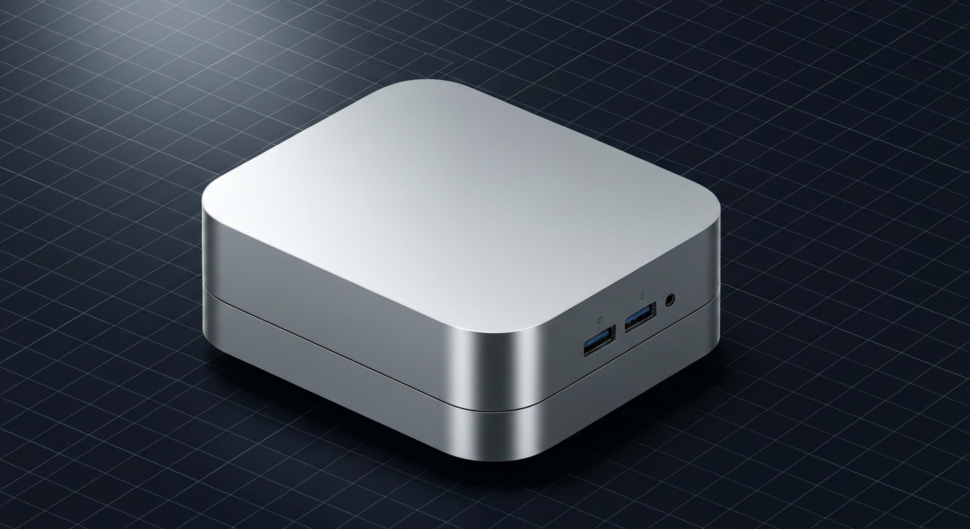 Apple M1 Max — stylized soc render