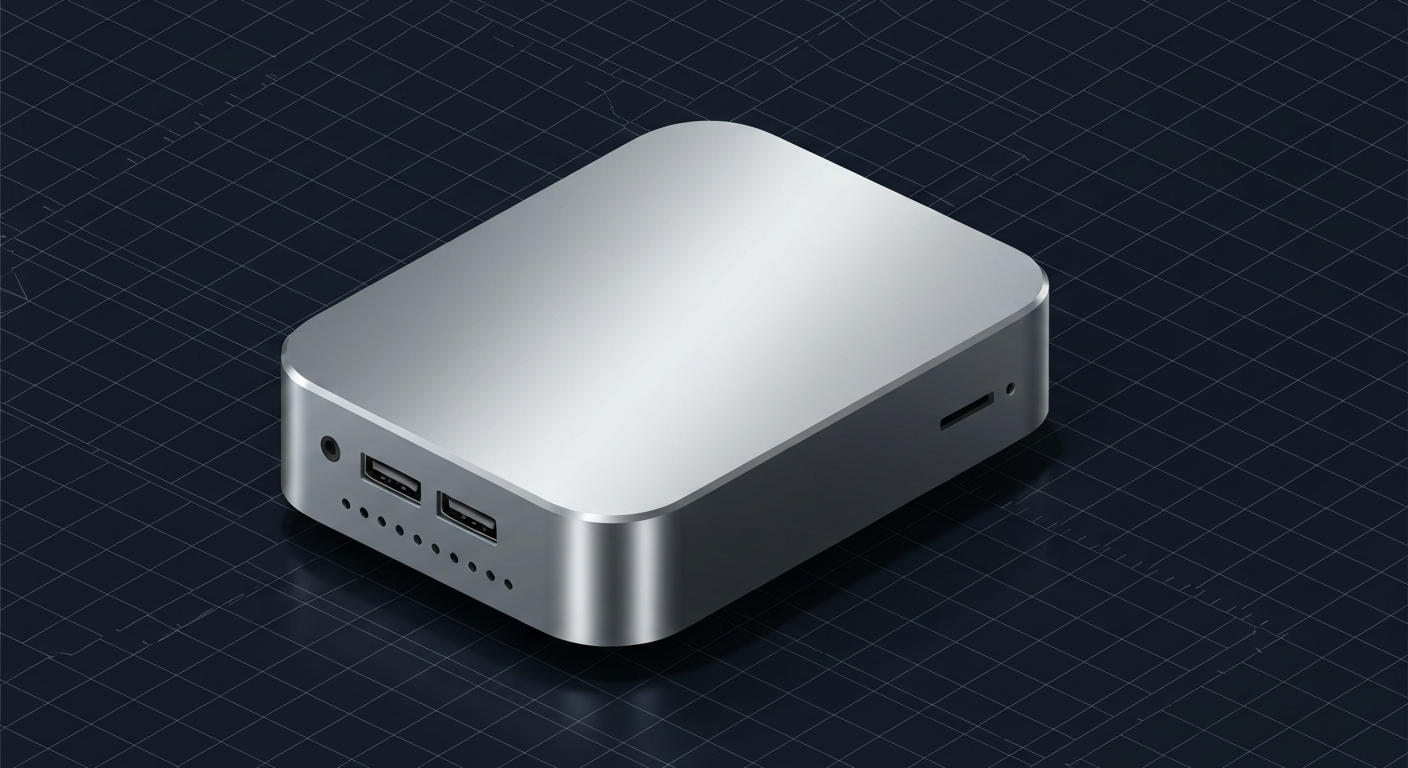Apple M2 Max — stylized soc render