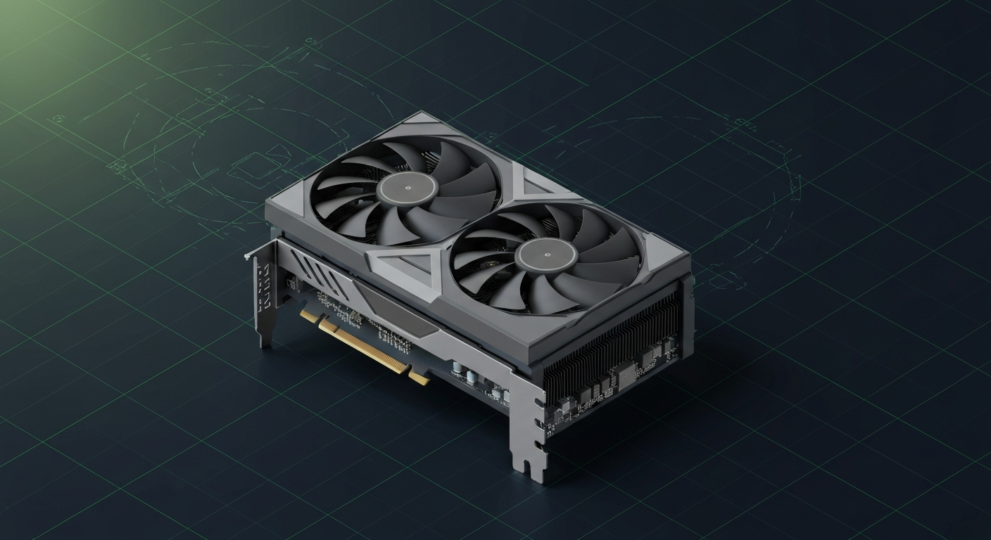 NVIDIA GeForce RTX 3060 12GB — stylized gpu render
