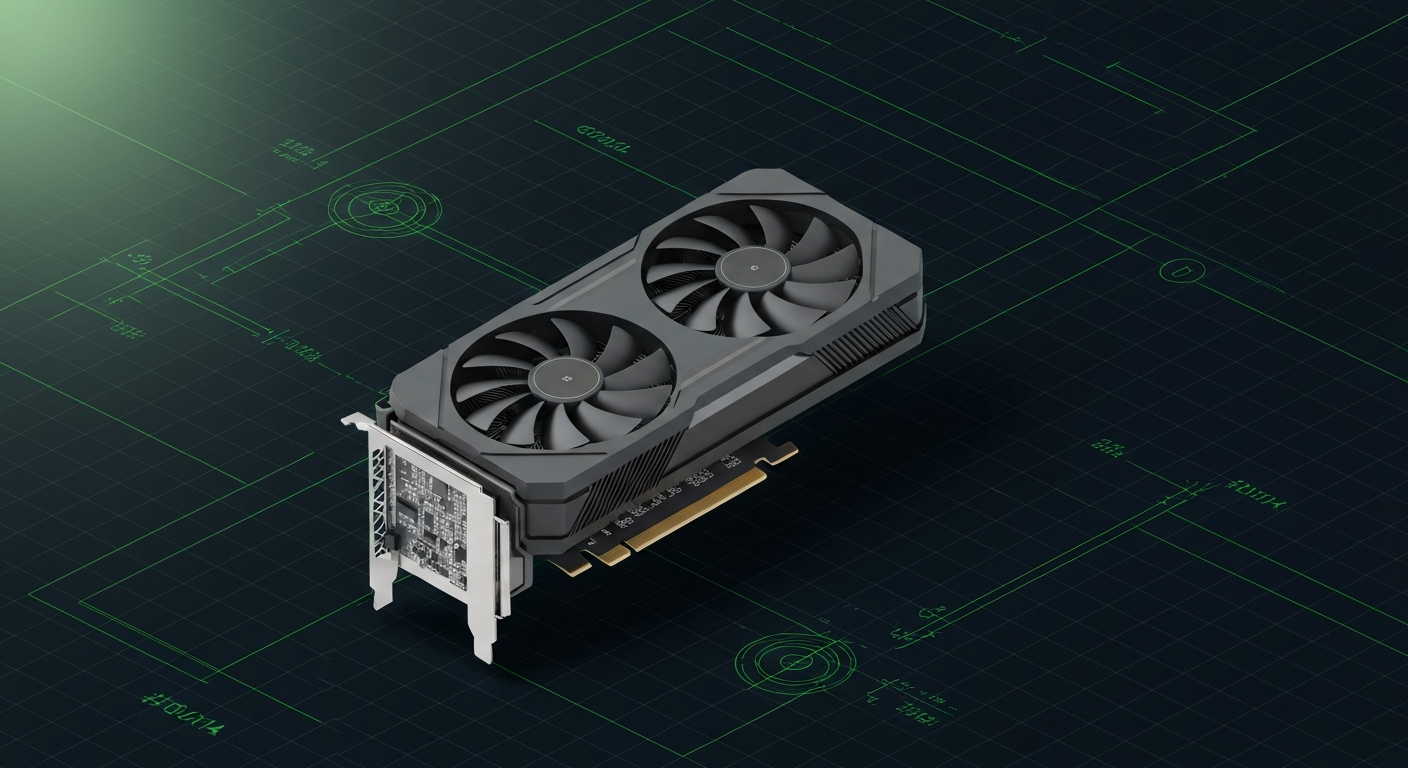 NVIDIA GeForce RTX 3080 16GB (Mobile) — stylized gpu render