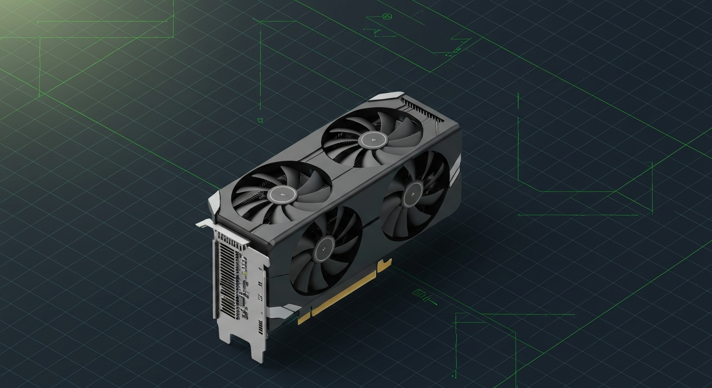 NVIDIA GeForce RTX 4090 Mobile — stylized gpu render