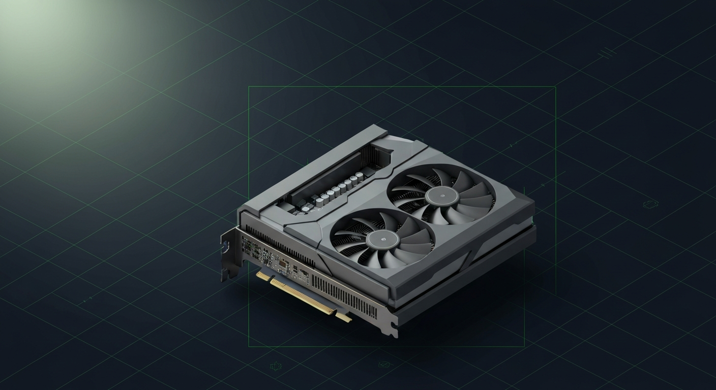 NVIDIA GeForce RTX 5090 Mobile — stylized gpu render